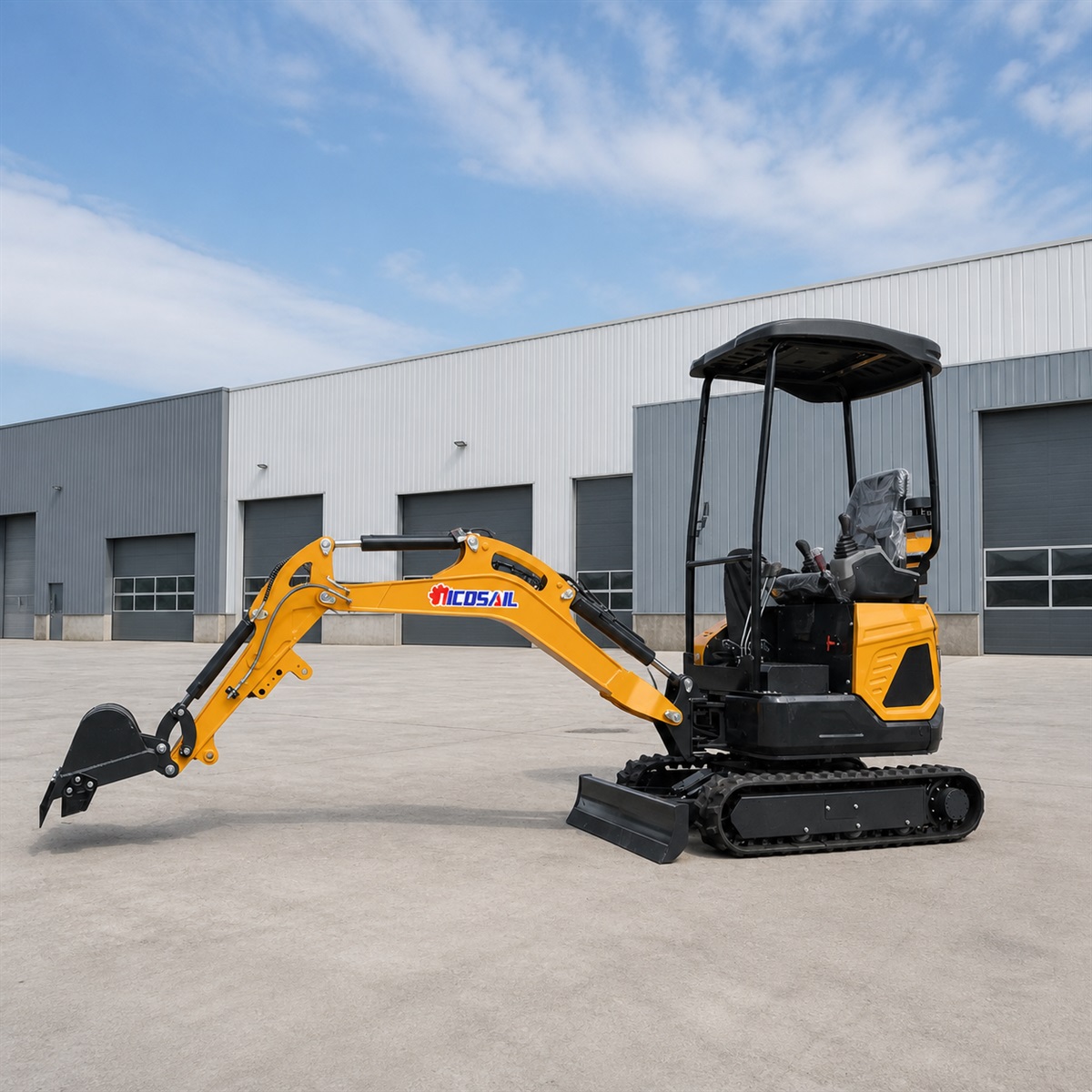 Minikoparka 1,8T, magazyn w Po – Farming Jobs recenzja i cena