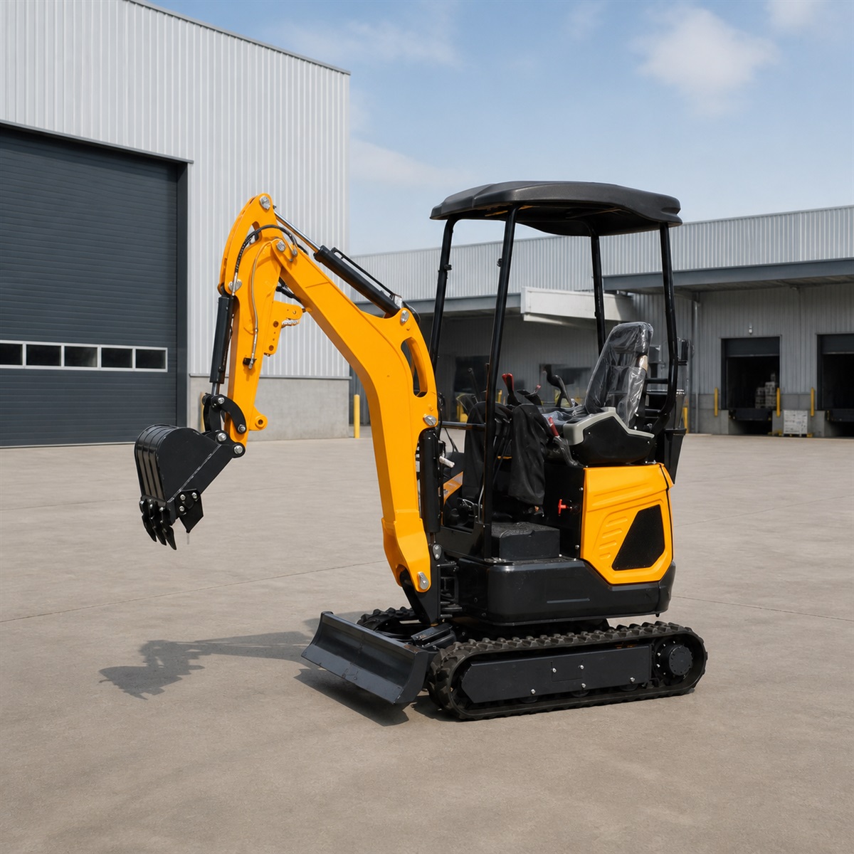 Minikoparka 1,8T, magazyn w Po – Farming Jobs recenzja i cena