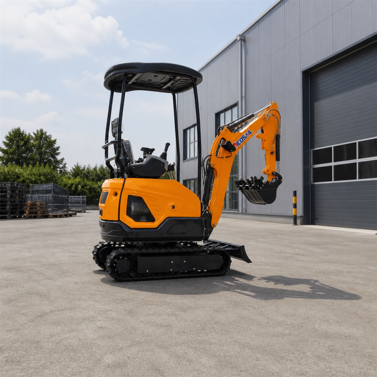 Minikoparka 1,8T, magazyn w Po – Farming Jobs recenzja i cena